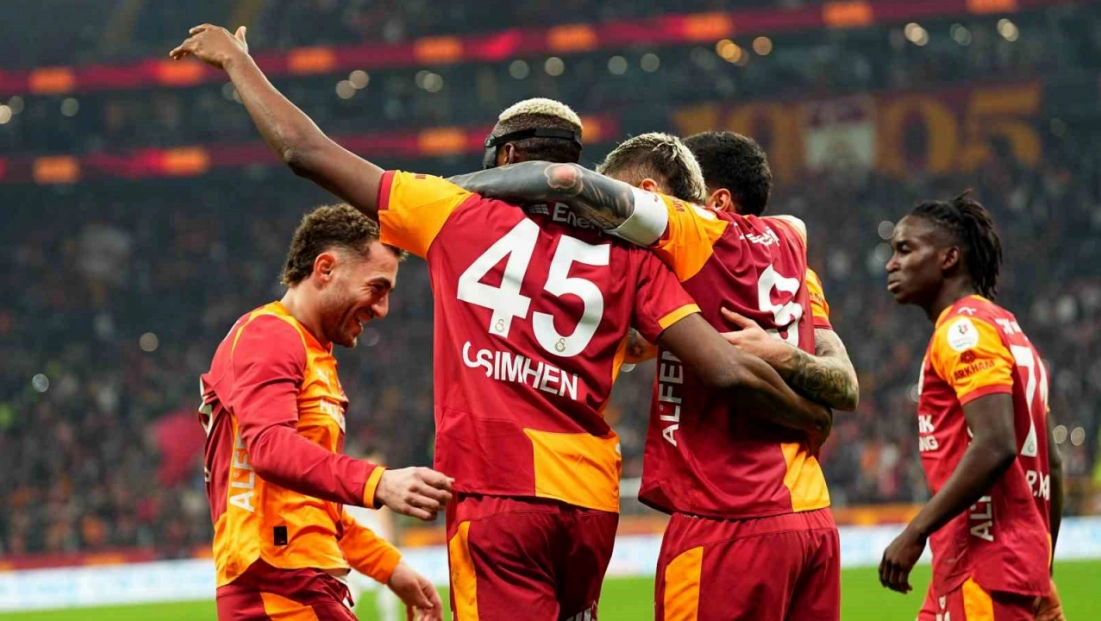 Galatasaray'dan 55 puan, 55 gol