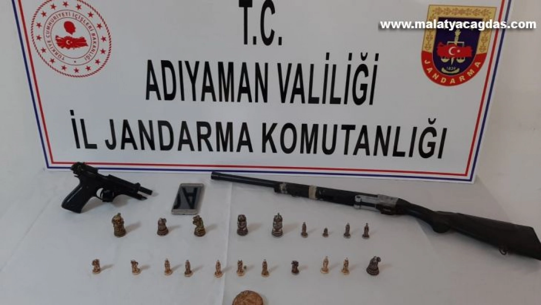 Adıyaman'da tarihi eser ele geçirildi