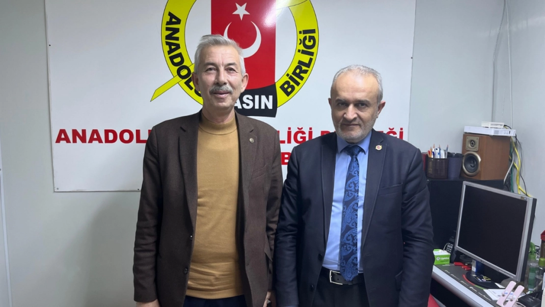 Başkan Haluk Cömertoğlu, Anadolu Basın Birliği'ni Ziyaret Etti