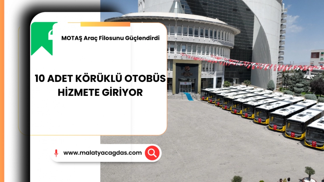 Çevreci ve Konforlu Ulaşım: 10 Körüklü Otobüs Malatya'da Hizmete Hazır