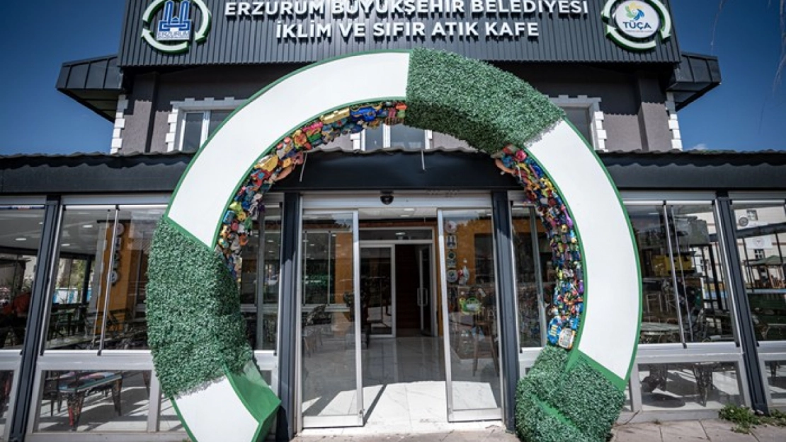 Çöp Değil Kaynak: Erzurum'da Atık Malzemelerle Sıfır Atık Kafe Açıldı