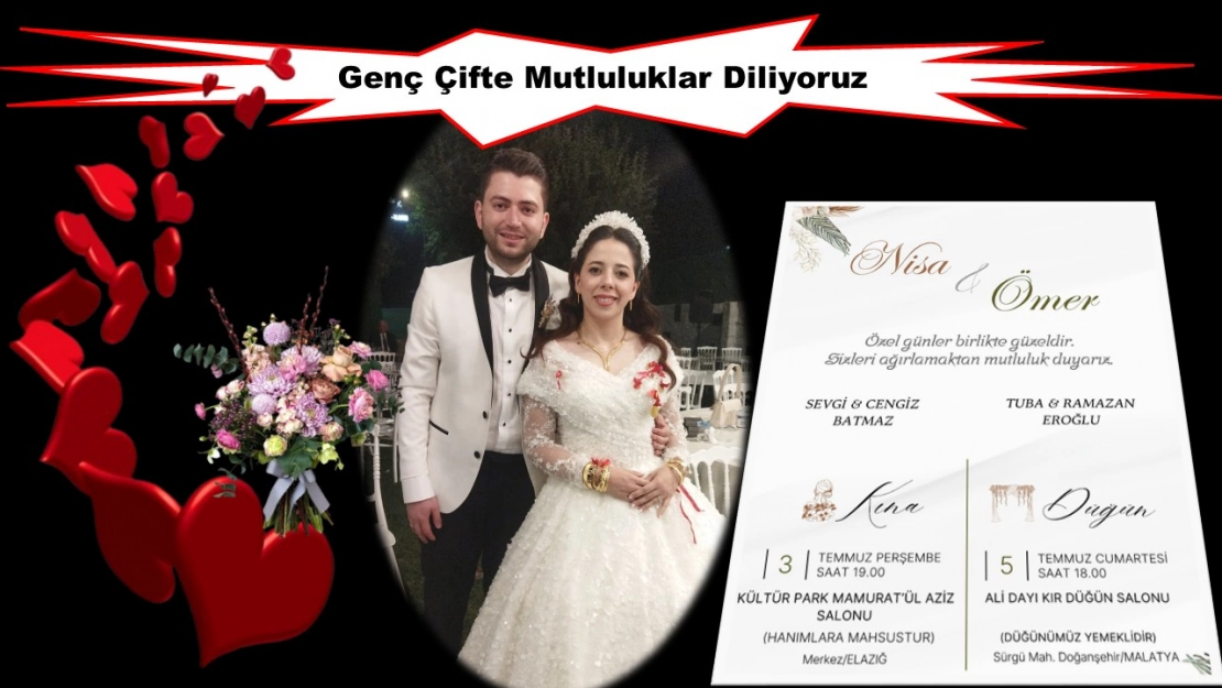 Doğanşehir'de Mutluluğa 'Evet' Dediler!
