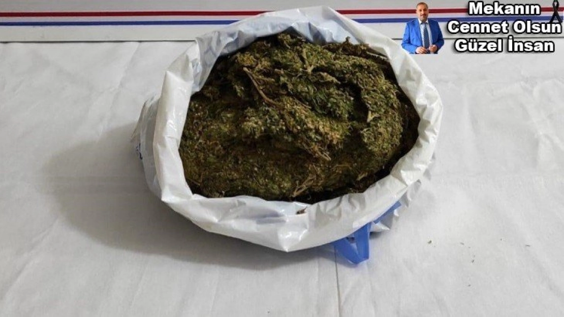 Elazığ'da 1 kilo 600 gram esrarla yakalanan şüpheli tutuklandı