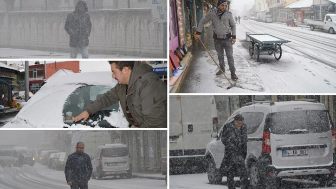 Ağrı'da kar yağışı