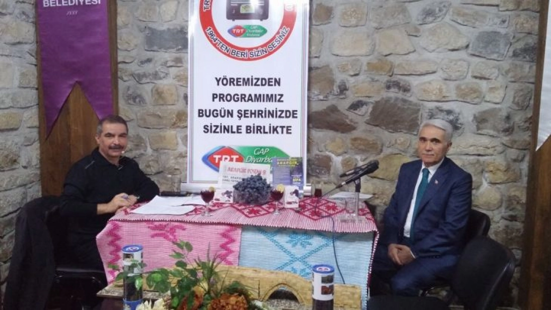 Trt Diyarbakır Gap Radyosunun İlçemizden Naklen Canlı Yayın Yaptı