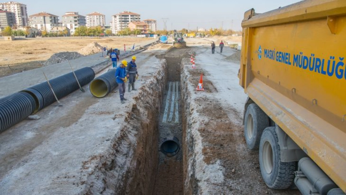 Maski, Tandoğan-Yeşilçam'a Yağmursuyu Altyapısı İnşa Ediyor