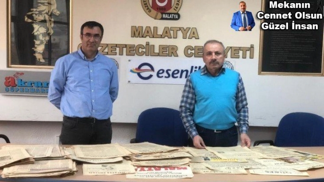 Eski başkanın arşivi Malatya'nın 20 yılına ışık tutacak