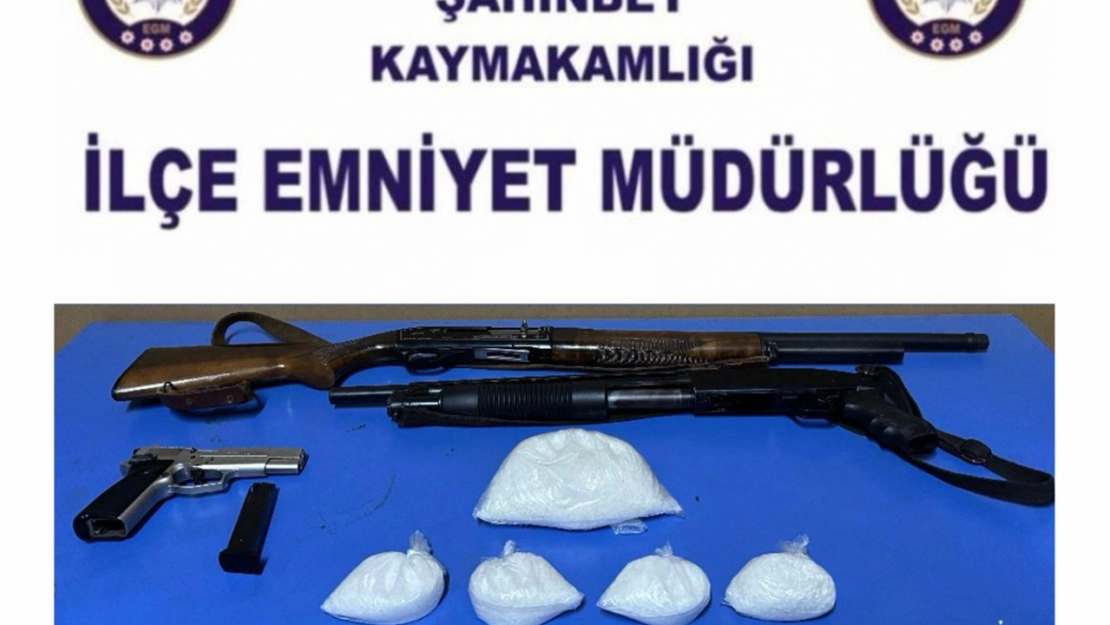 Gaziantep'te uyuşturucu ve silah ele geçirildi: 3 gözaltı