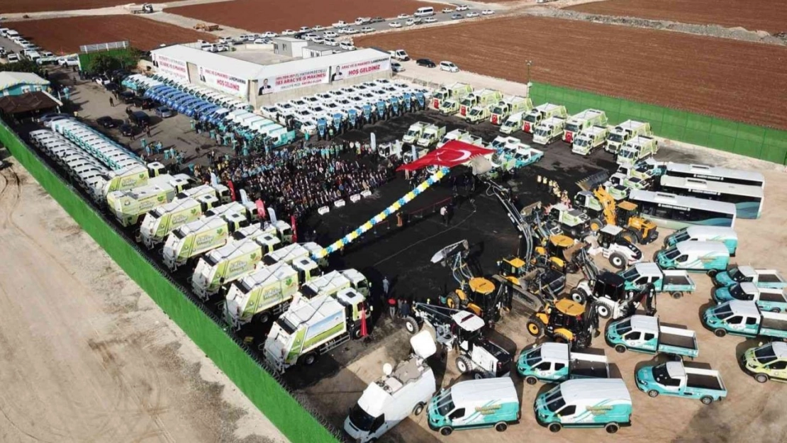 Haliliye'ye 200 milyon TL değerinde 183 araç kazandırıldı