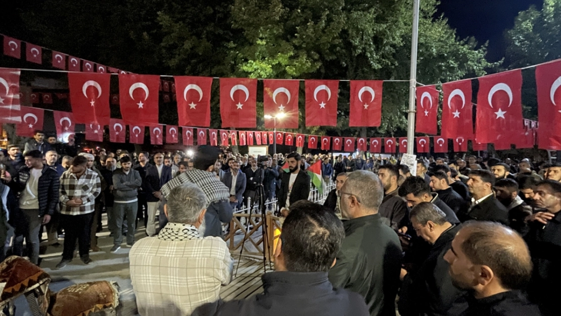 İsrail'in Gazze'ye saldırıları Gaziantep ve çevre illerde protesto edildi