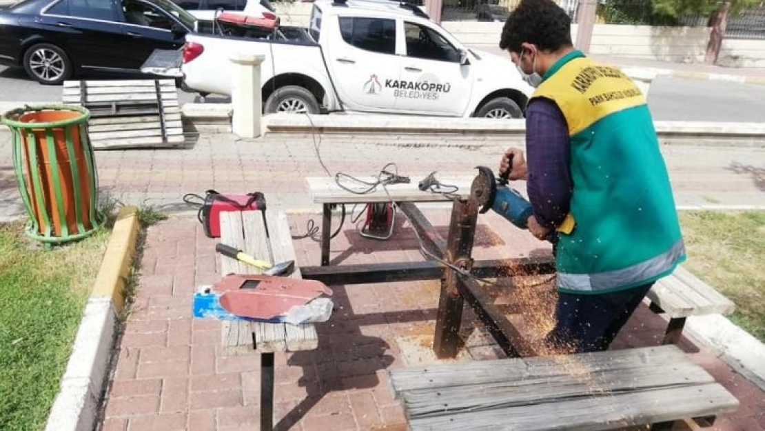 Karaköprü'de bakım onarım çalışması