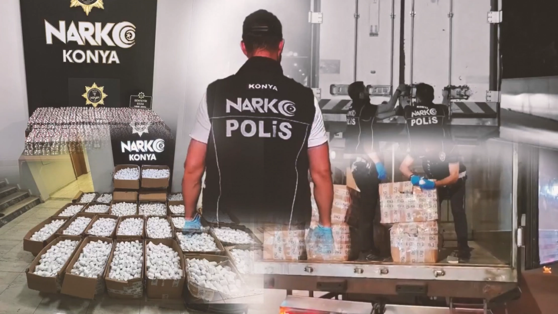 Konya'da Zehir Tacirlerine Büyük Darbe!