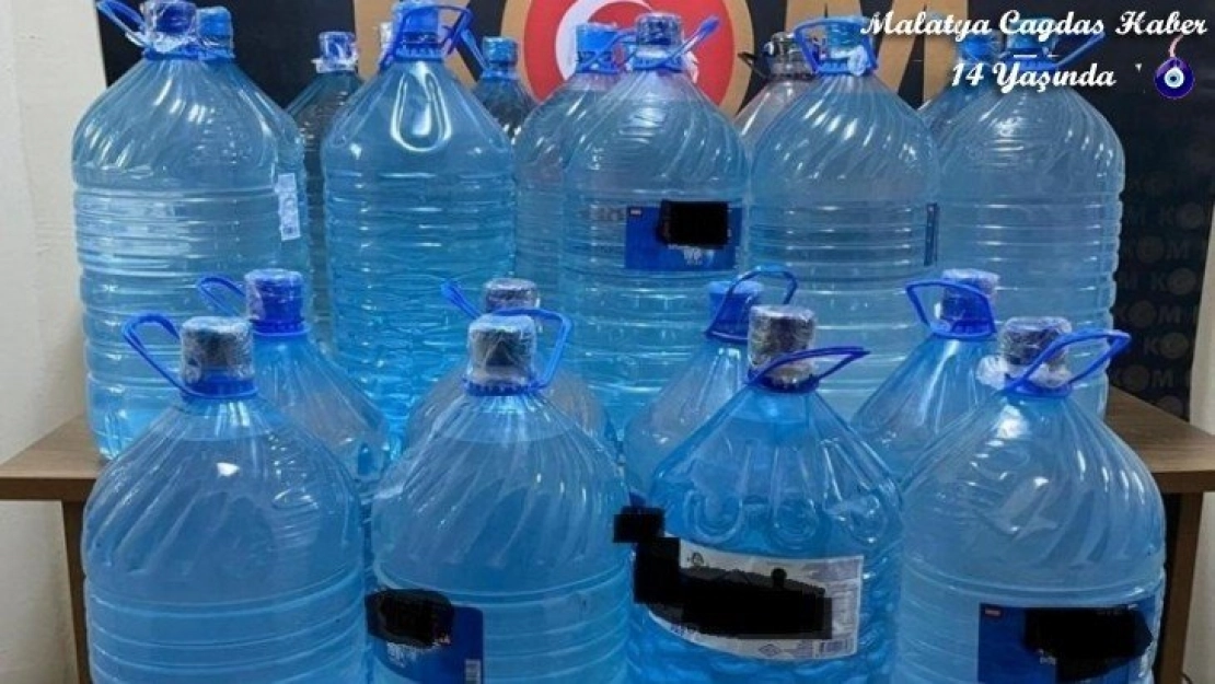 447 litre sahte içki ele geçirildi