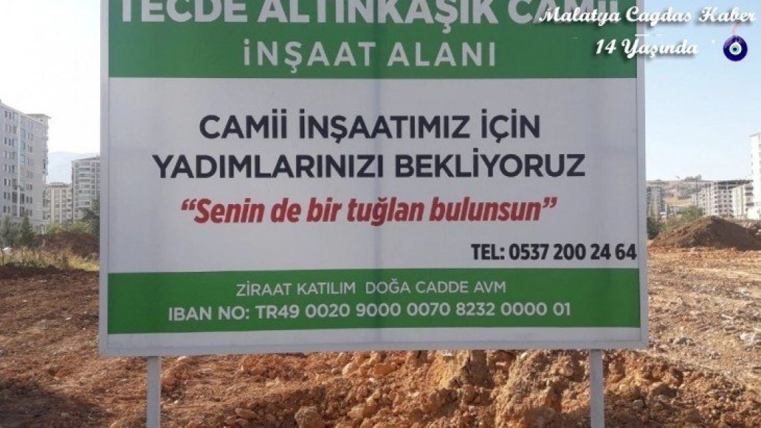 Senin de bir tuğlan bulunsun kampanyasına destek