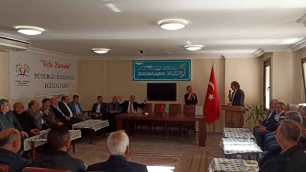 Pütürge-Doğanyol Eğitim Vakfı'nın 2. 'Vefa Zamanı' Etkinliği Yapıldı