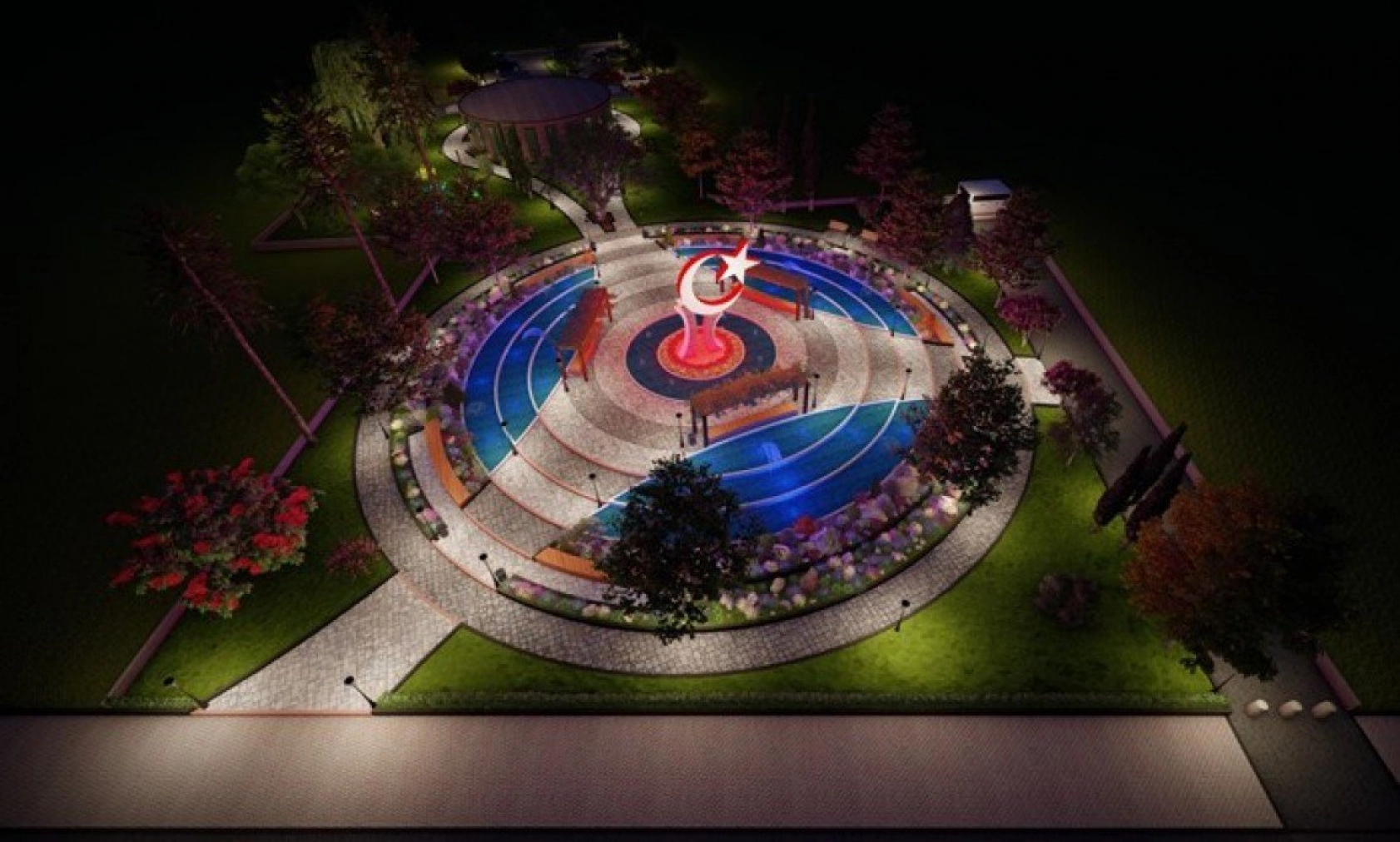 Battalgazi'ye ay-yıldız anıtlı parkyapılacak