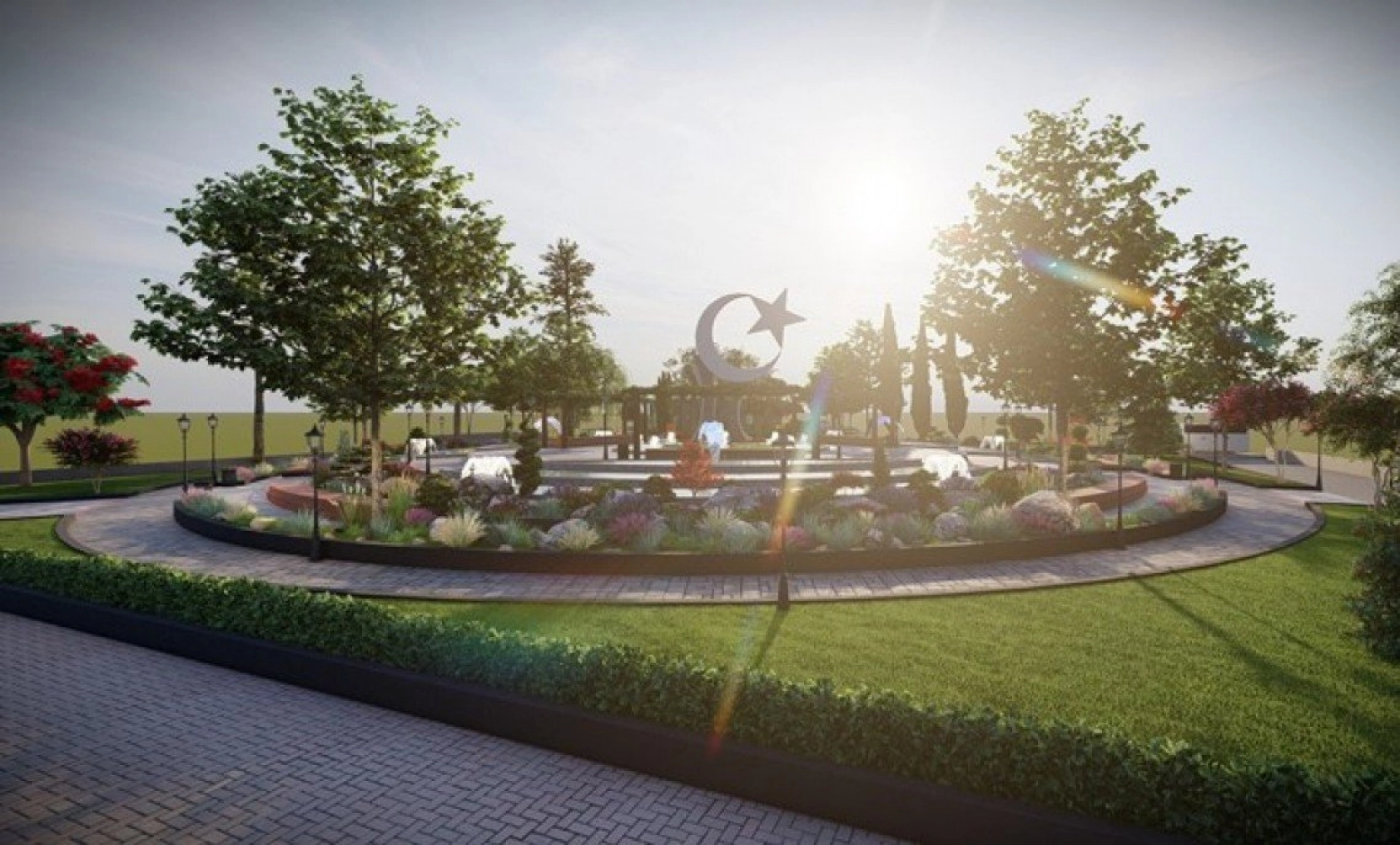 Battalgazi'ye ay-yıldız anıtlı parkyapılacak