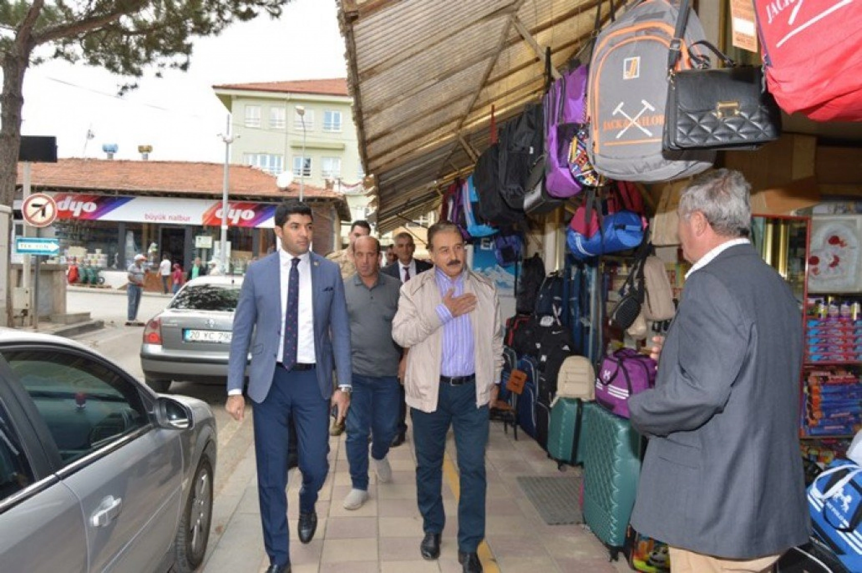 Başkan Keskin'nin Doğan Şehir Esnaf Ziyaretin'den Kareler