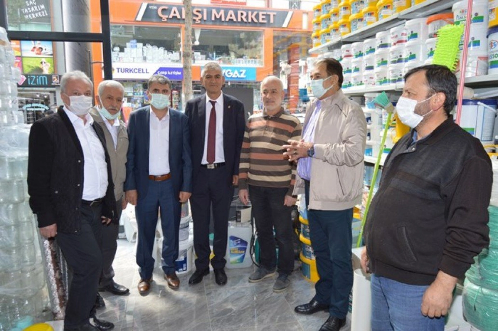 Başkan Keskin'nin Doğan Şehir Esnaf Ziyaretin'den Kareler