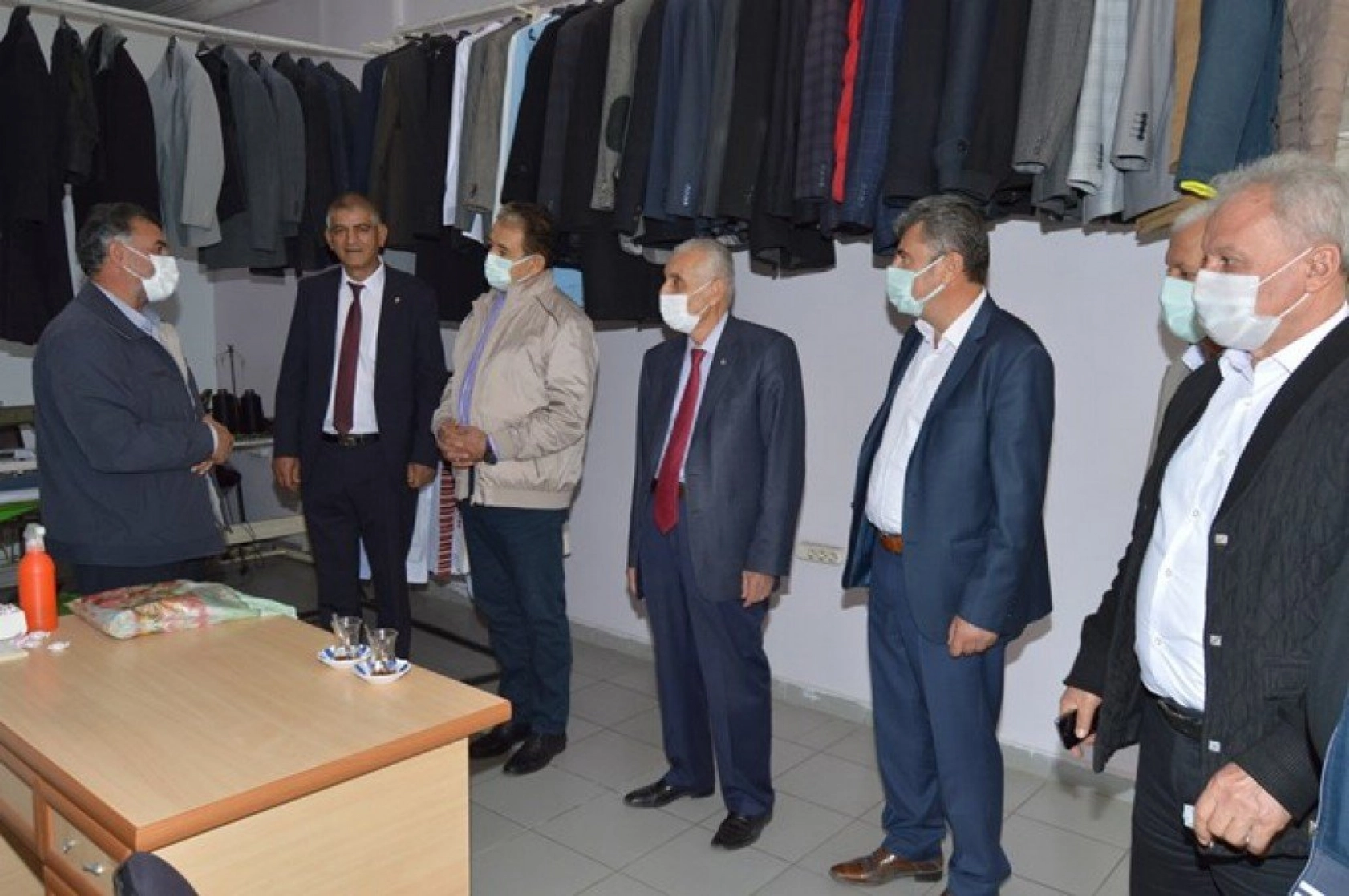 Başkan Keskin'nin Doğan Şehir Esnaf Ziyaretin'den Kareler