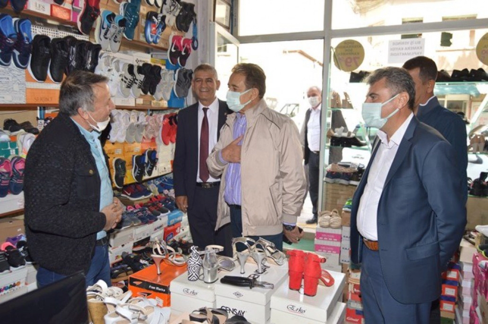 Başkan Keskin'nin Doğan Şehir Esnaf Ziyaretin'den Kareler