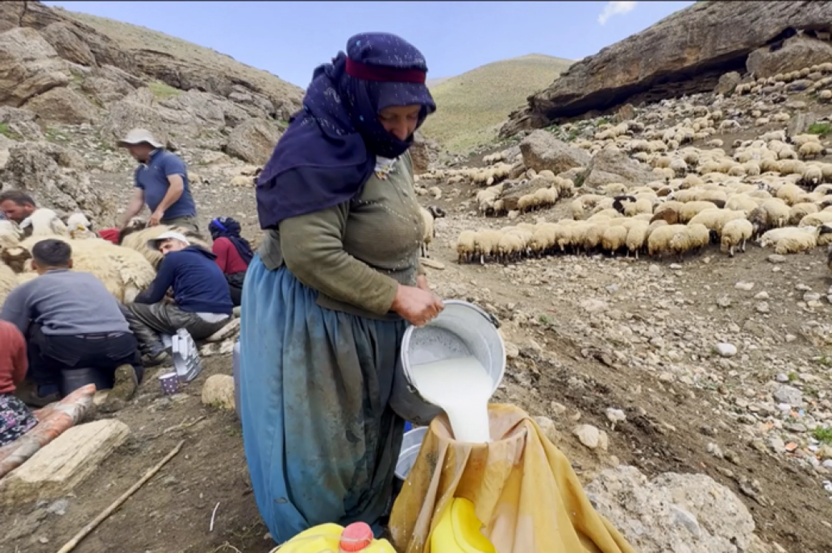 Havanın ısınmasıyla Van'ın yaylalarındaki hareketlilik arttı