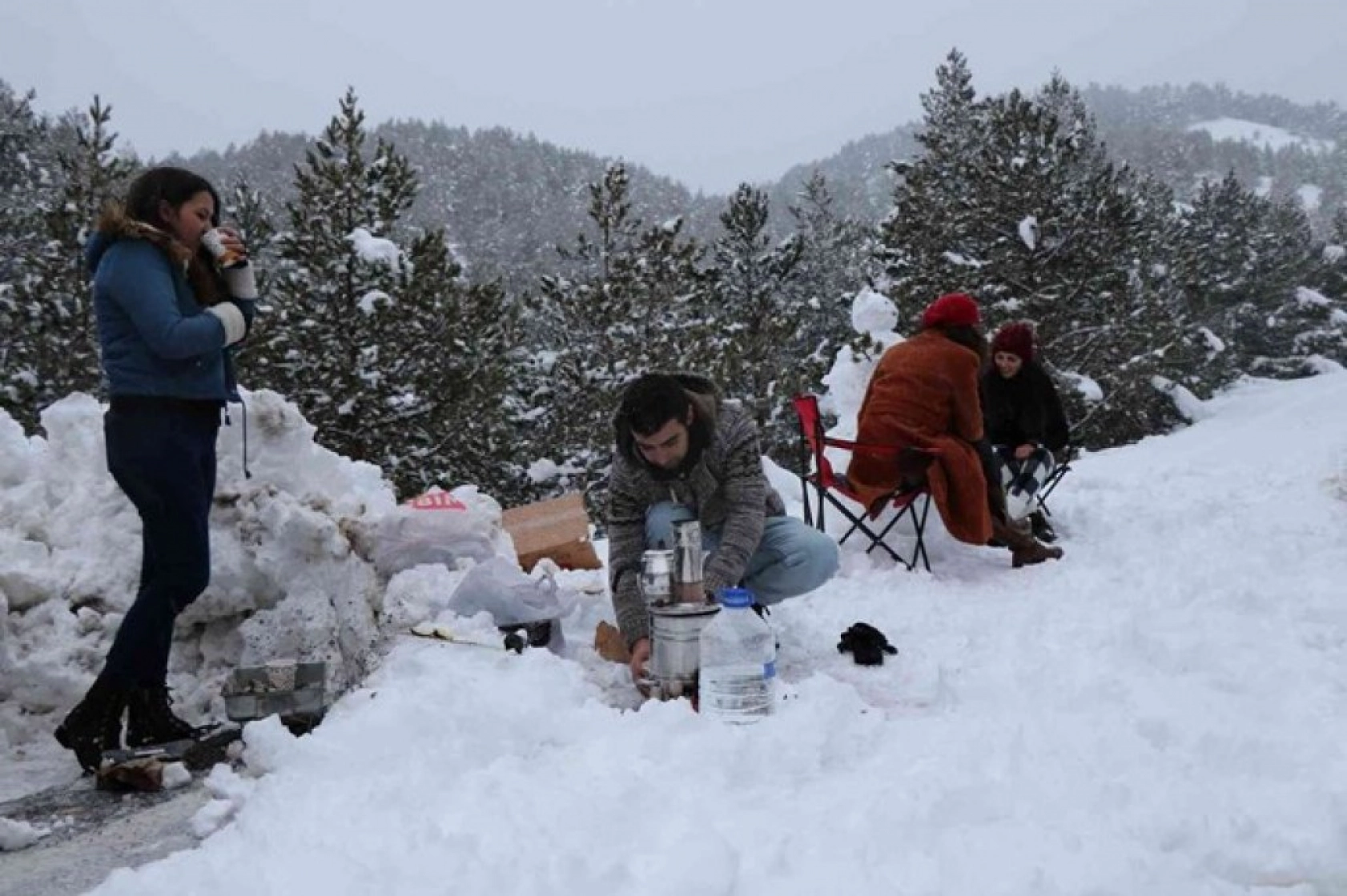 Dumanlı Tabiat Parkı, havadan görüntülendi