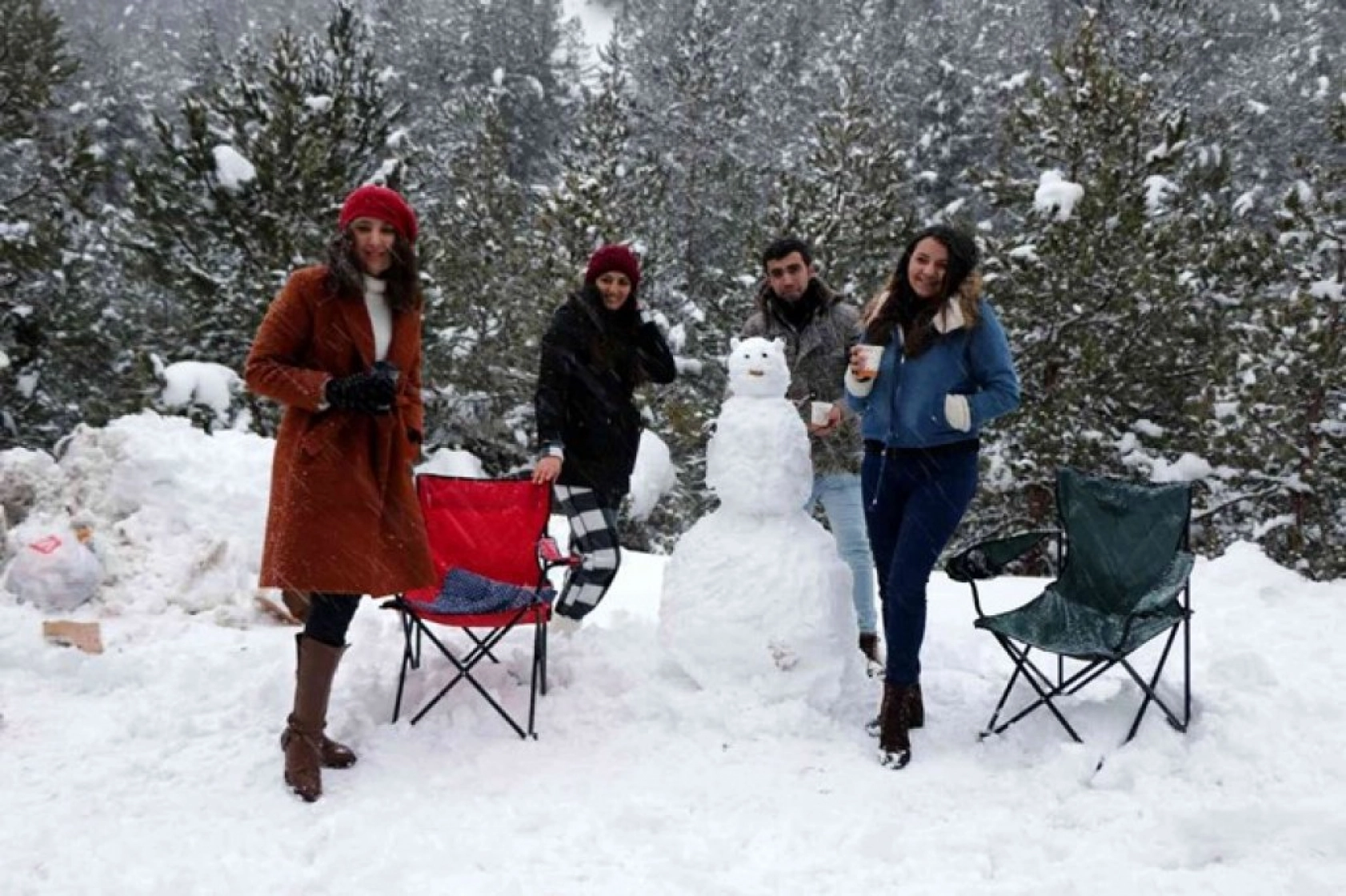 Dumanlı Tabiat Parkı, havadan görüntülendi