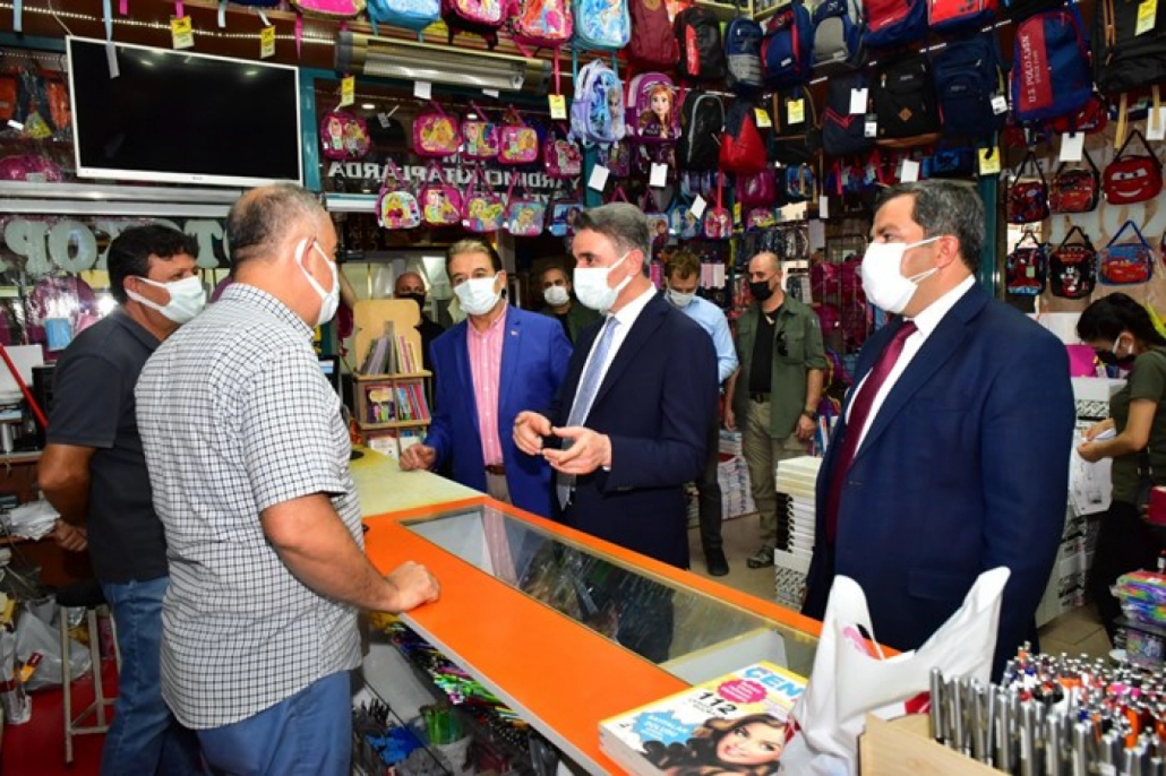 Vali Baruş Ve Keskin'den Esnaf Ziyareti