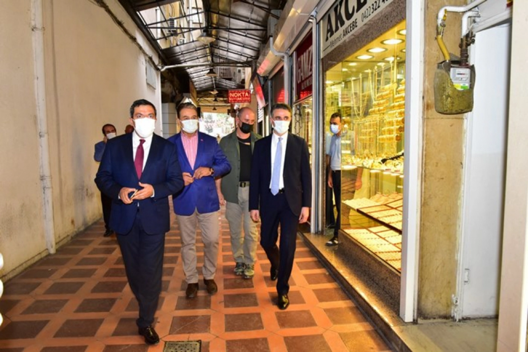 Vali Baruş Ve Keskin'den Esnaf Ziyareti