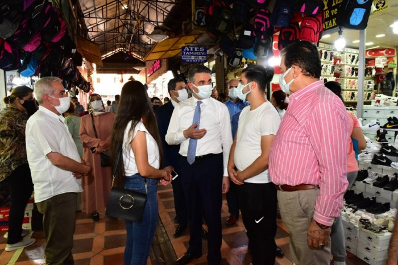 Vali Baruş Ve Keskin'den Esnaf Ziyareti