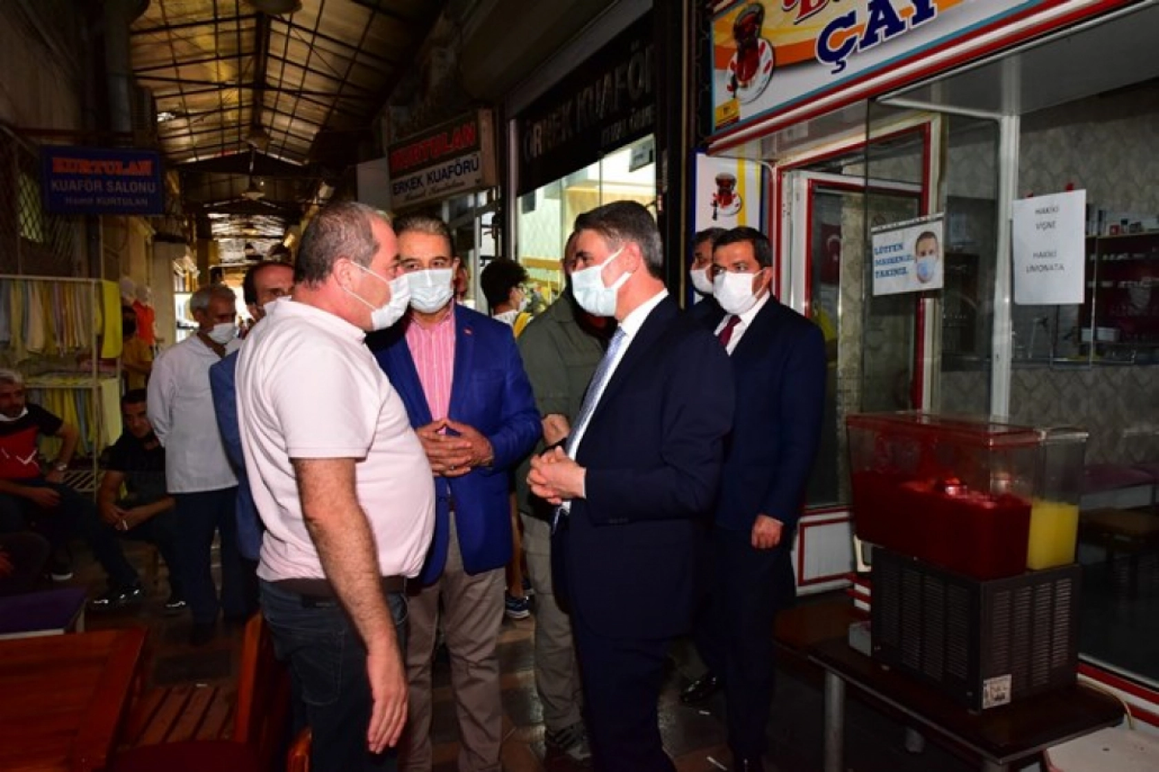 Vali Baruş Ve Keskin'den Esnaf Ziyareti