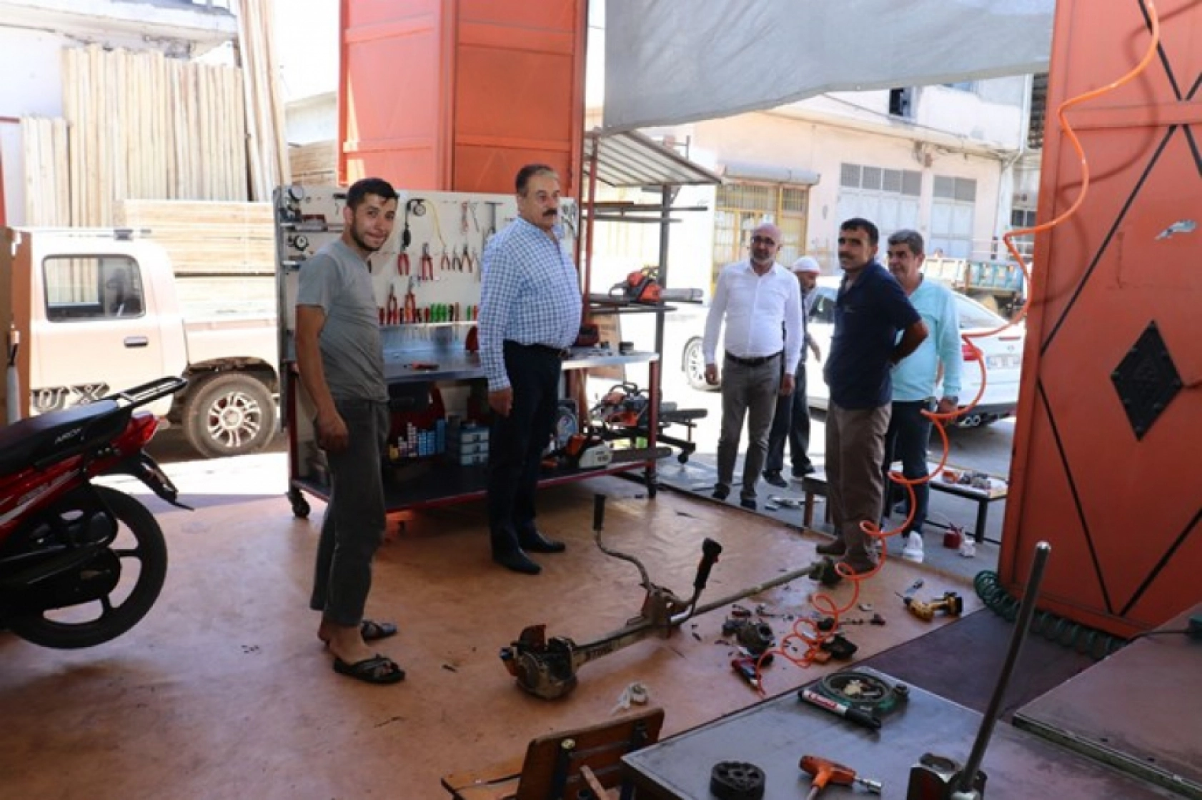 Keskin'den sanayi esnafına ziyaret