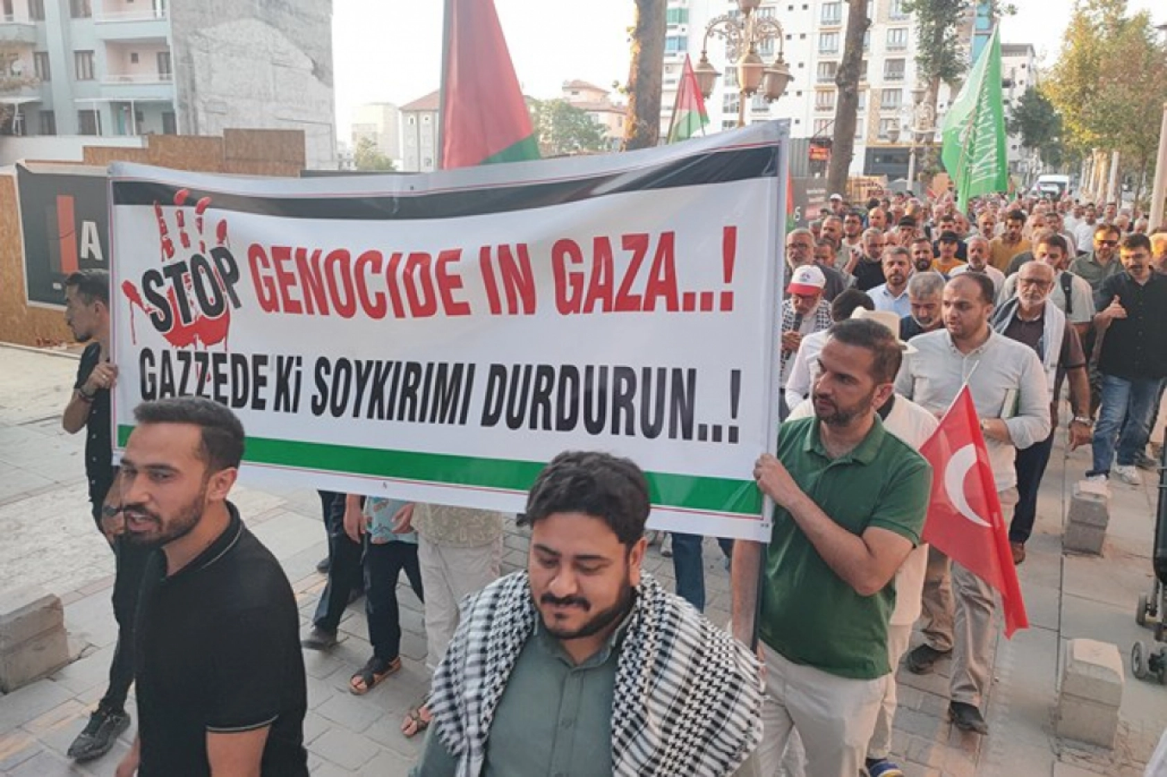 Malatya'da Gazze İçin Yürüyüş: ''Zaman Nutuk Zamanı Değil, Eylem Zamanı!''