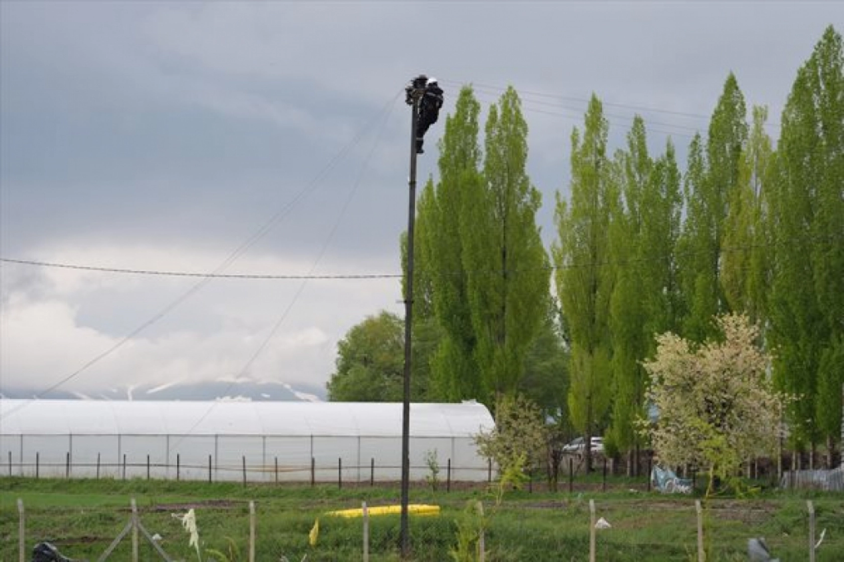 Erzurum'da hortum çatıları uçurdu