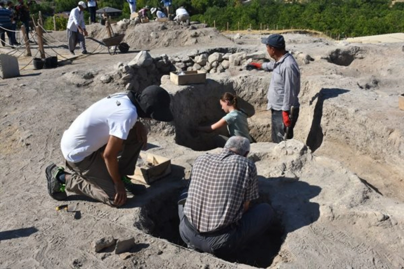 Arslantepe Höyüğü'nde 6 bin 400 yıllık fırın bulundu