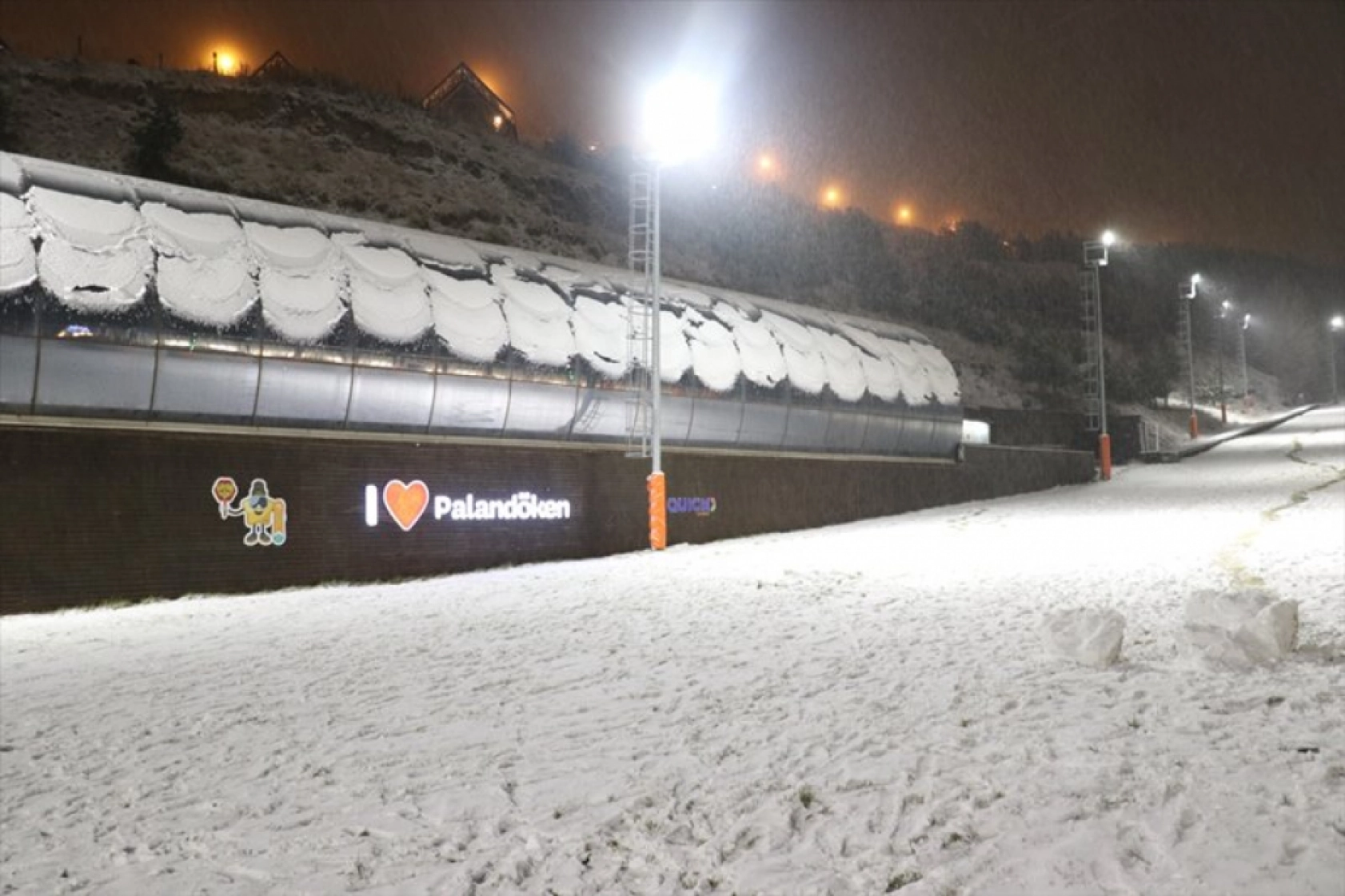 Erzurum'da kar etkili oldu