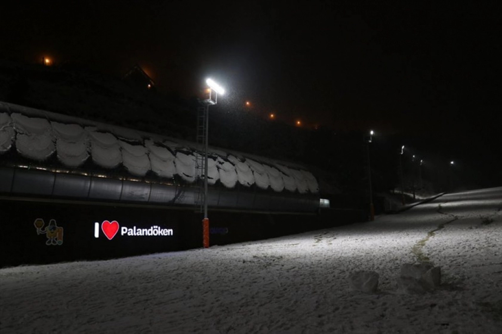 Erzurum'da kar etkili oldu