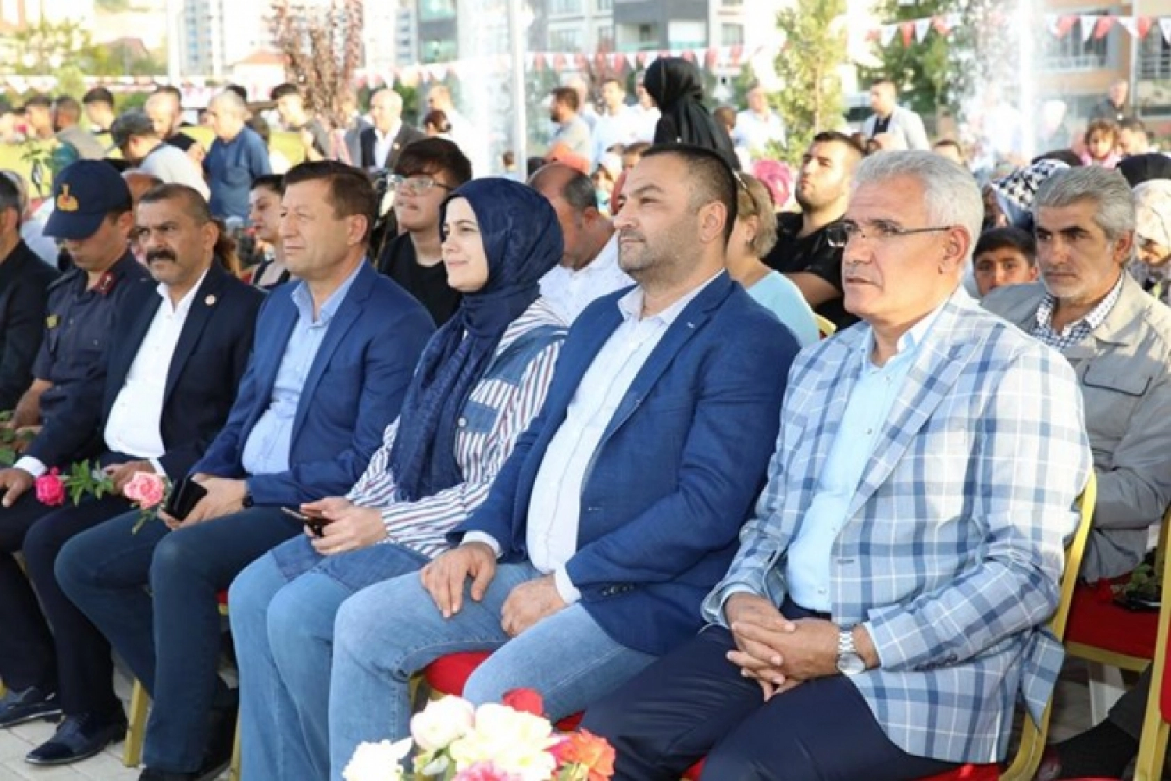 Battalgazi'de gül bahçesi Açılışından Kareler