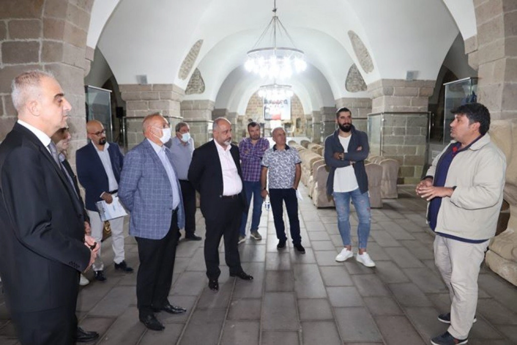 Turizmcilere İspendere Şifalı İçmeleri Tanıtımından Kareler