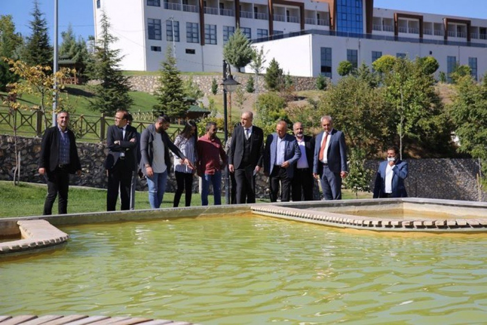 Turizmcilere İspendere Şifalı İçmeleri Tanıtımından Kareler