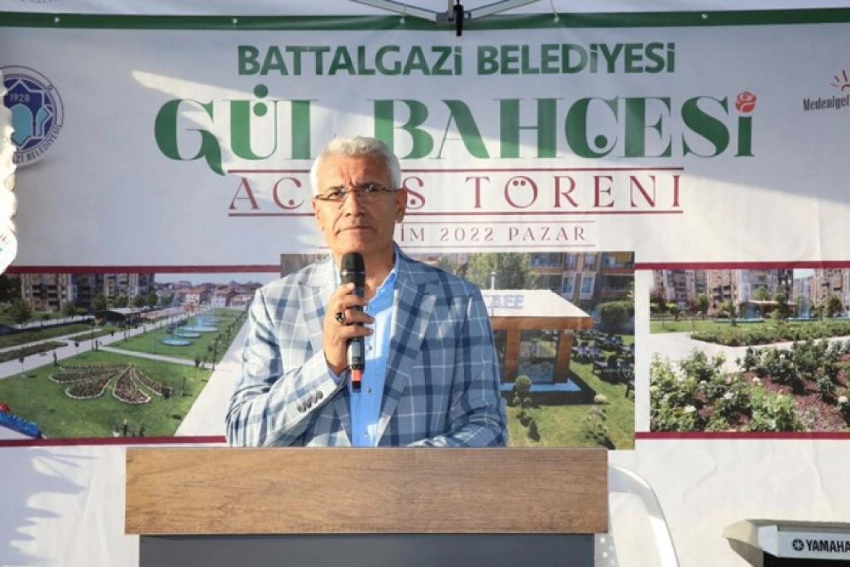 Battalgazi'de gül bahçesi Açılışından Kareler