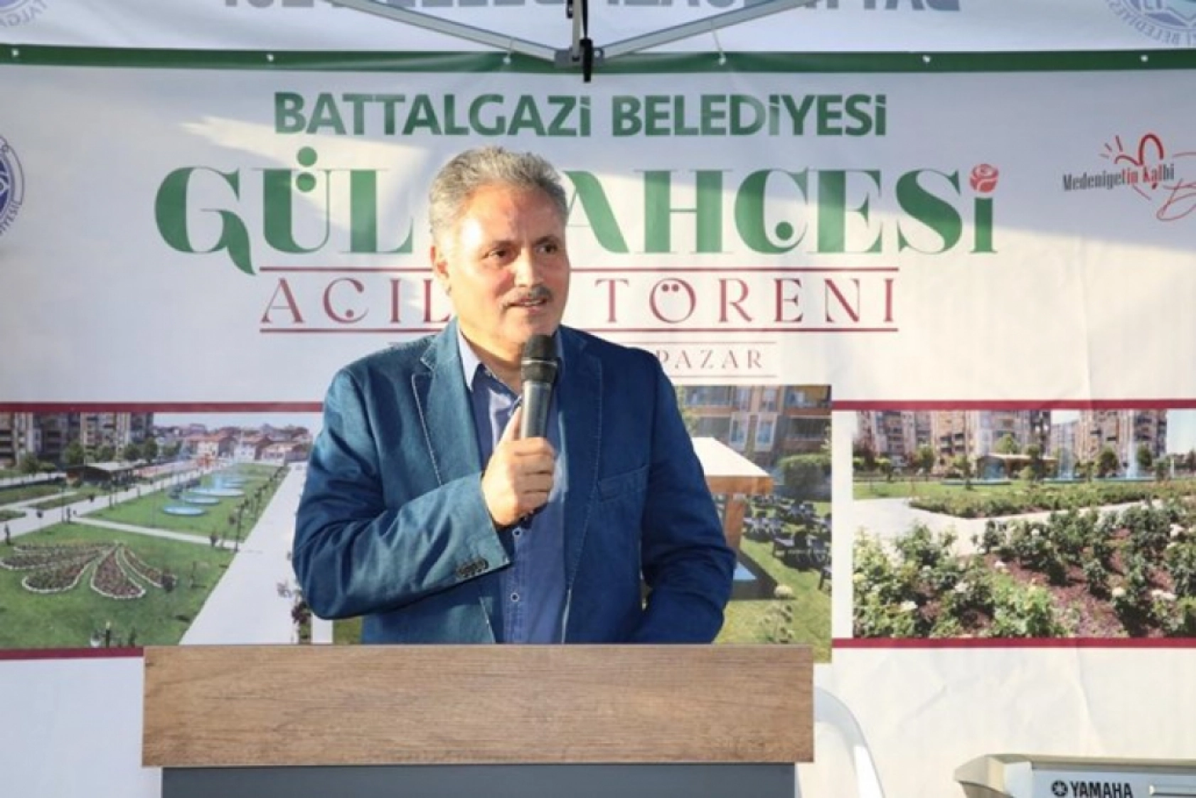Battalgazi'de gül bahçesi Açılışından Kareler