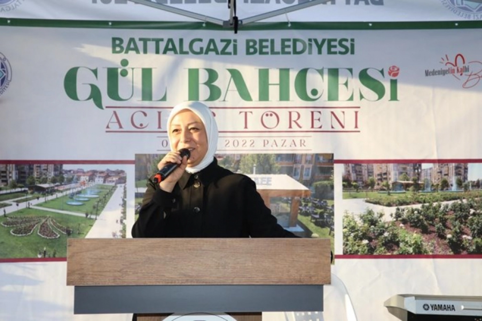 Battalgazi'de gül bahçesi Açılışından Kareler