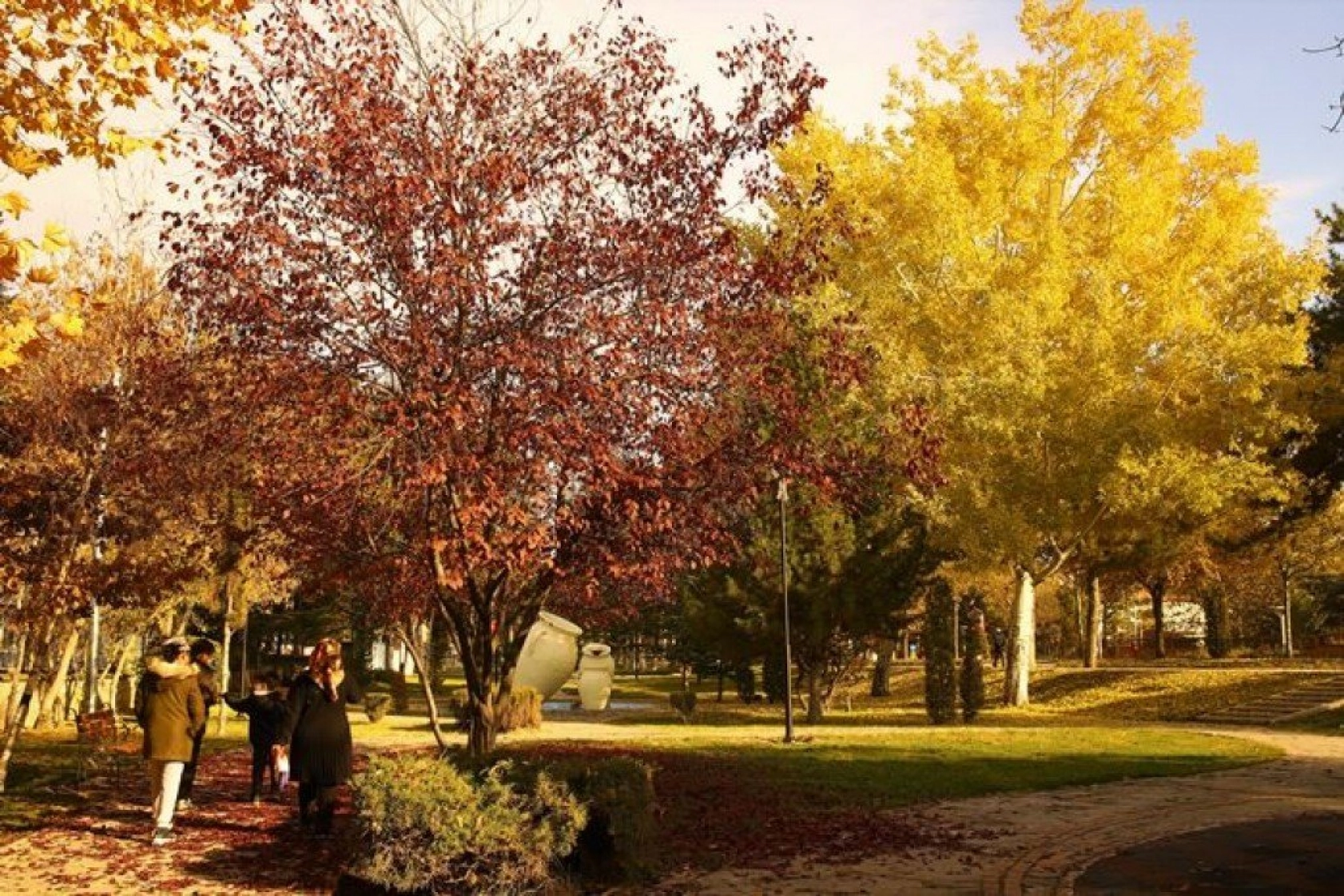 Elazığ'da sonbaharın son demleri görsel şölen oluşturuyor