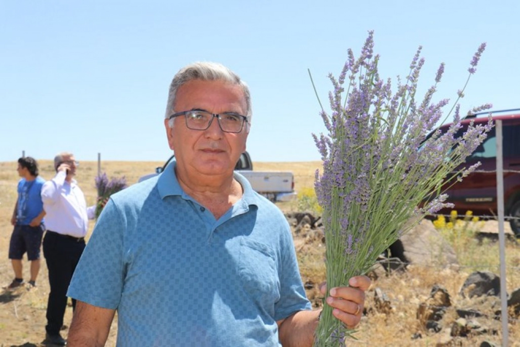 Lavanta tarlalarında görsel şölen