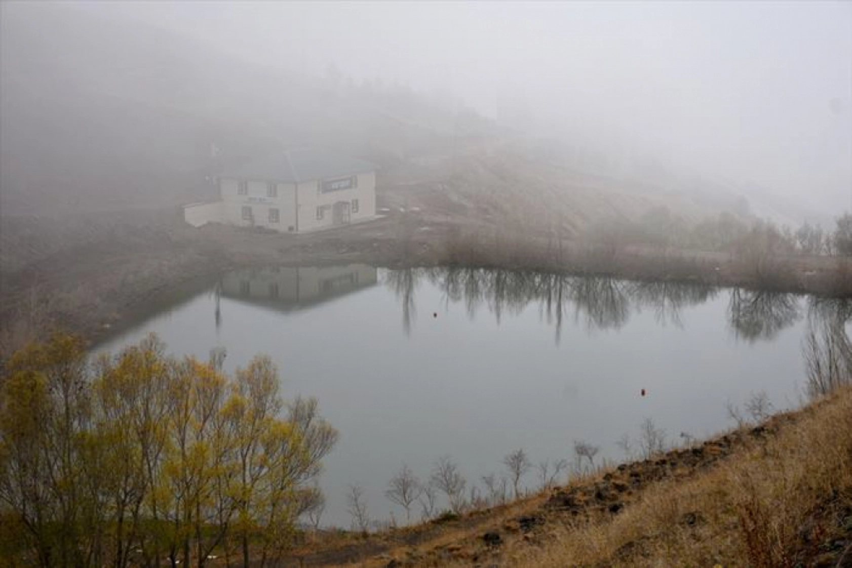 Erzurum'da soğuk hava ve kar etkili oldu