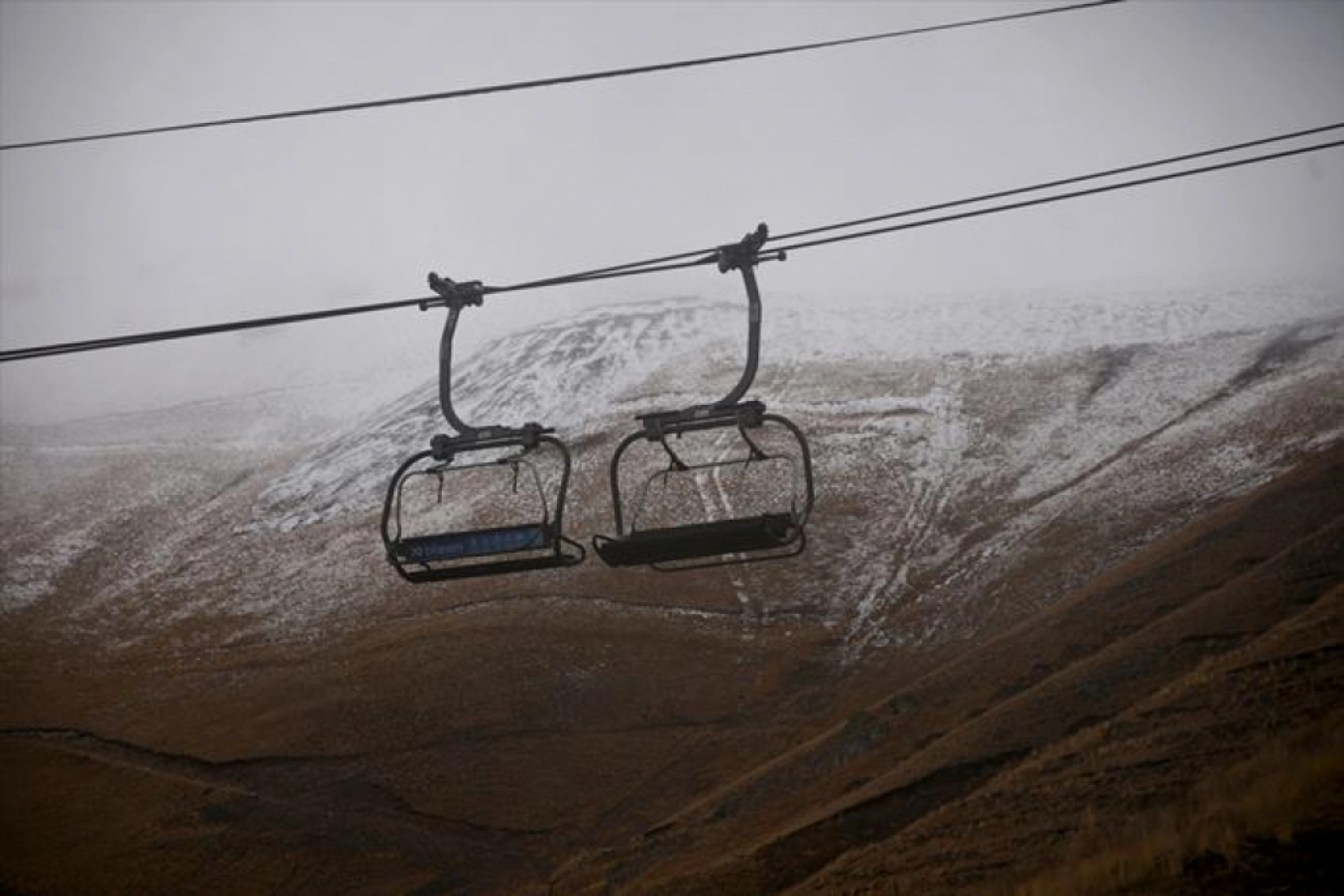 Erzurum'da soğuk hava ve kar etkili oldu
