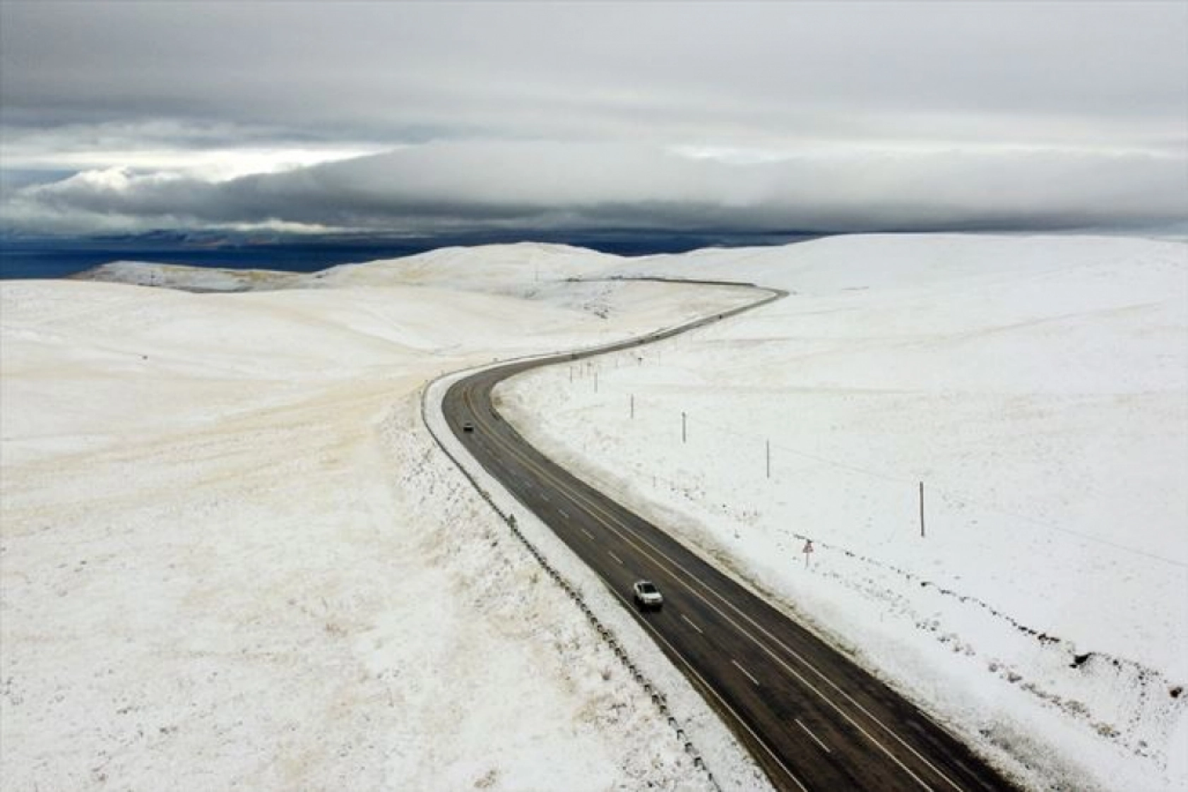 Van'da yüksek kesimlerinde kar etkili oldu