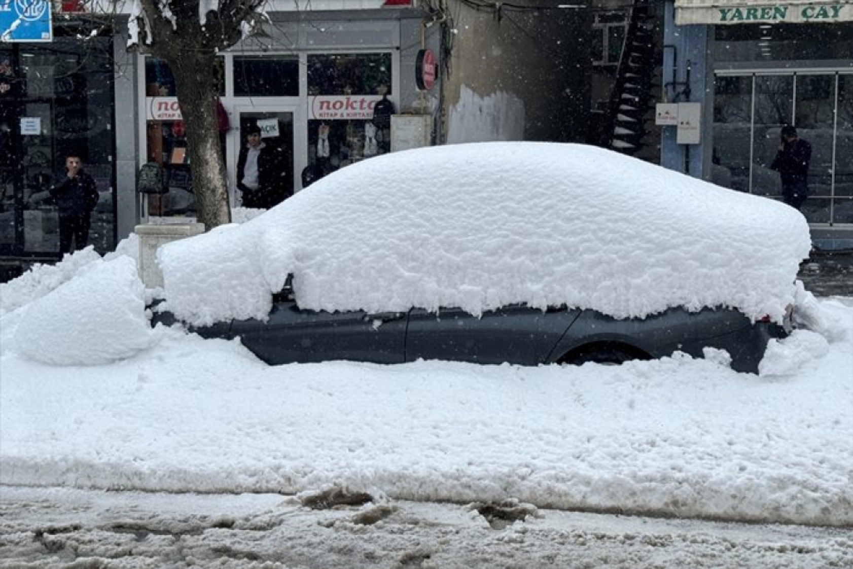 Muş'ta kar yağışı etkili oldu